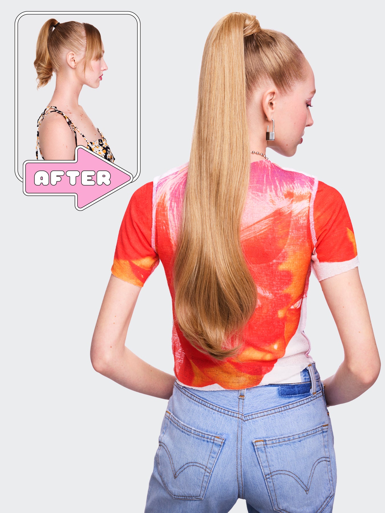 Pony No. 1 - 26" Extra Long with Soft Waves Ponytail Clip-In Hair Extension