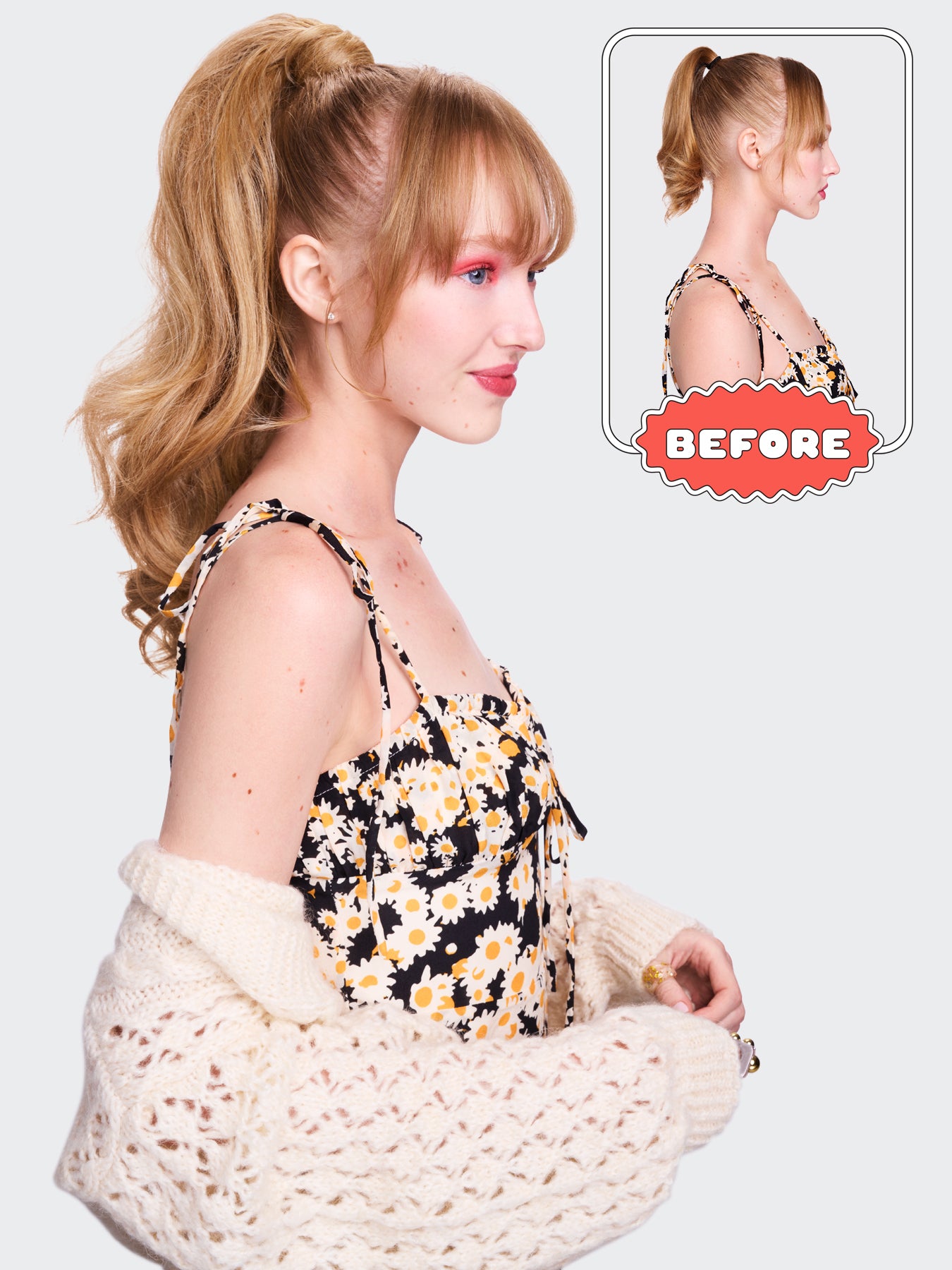 Pony No. 2 - 18" Curly Ponytail Clip in Hair Extensions