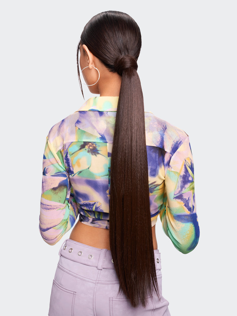 Pony No. 4 - 26" Extra Long and Sleek Perm Clip-In Hair Extension